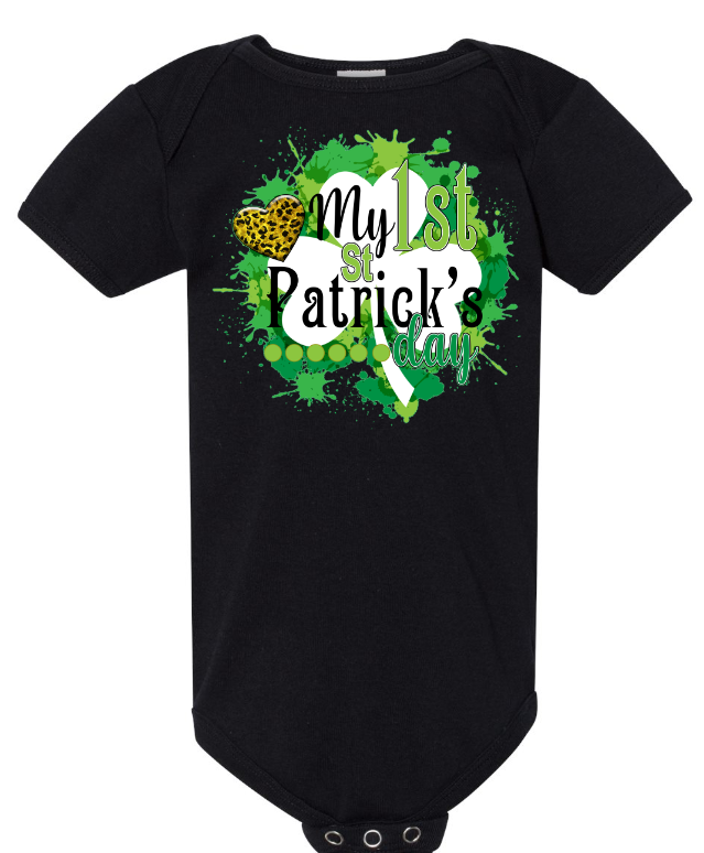 My first St. Patrick's Day onesie